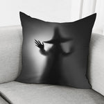Halloween Horror Witch Print Pillow Cover