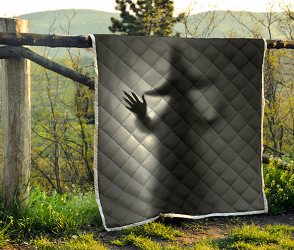 Halloween Horror Witch Print Quilt
