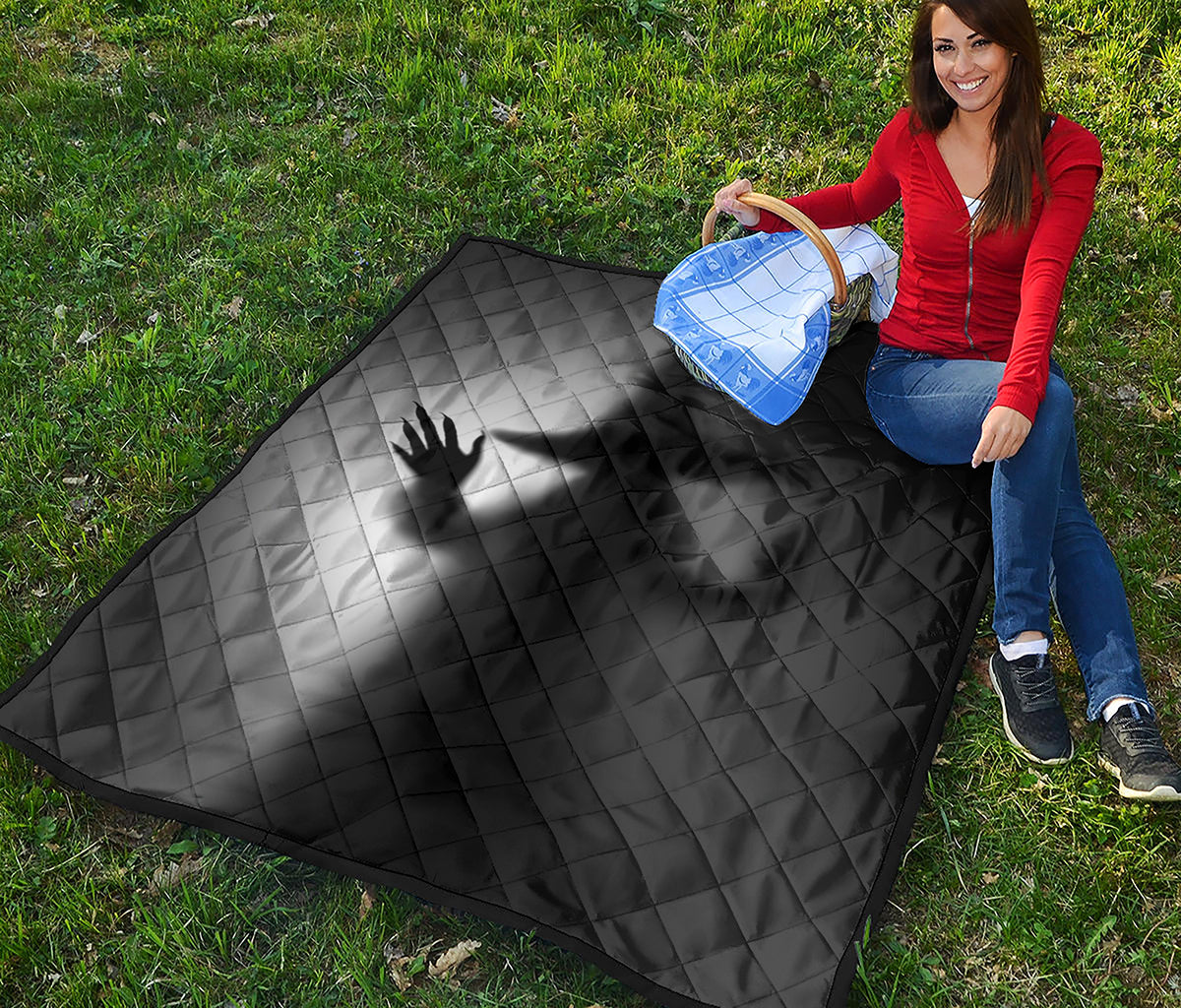 Halloween Horror Witch Print Quilt