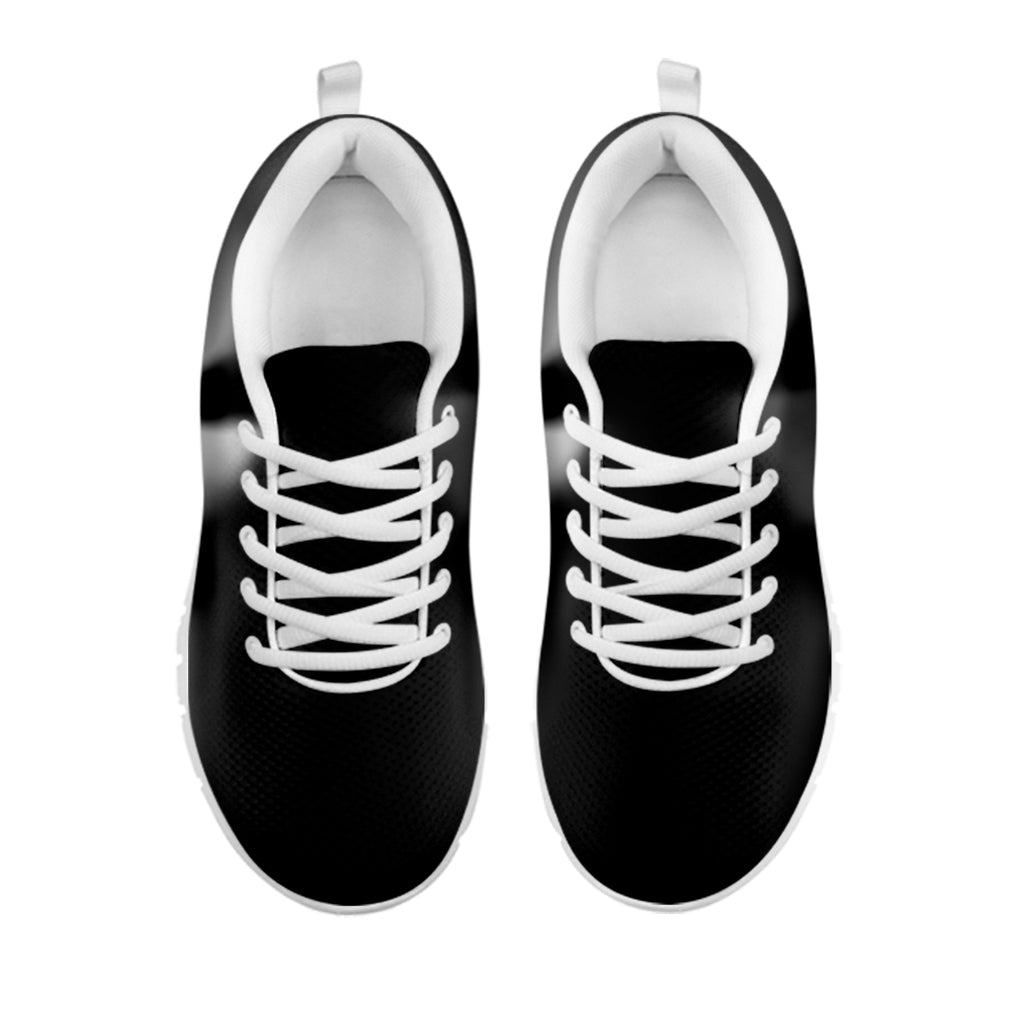 Halloween Horror Witch Print White Sneakers