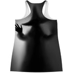 Halloween Horror Witch Print Women's Racerback Tank Top