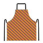 Halloween Line Pattern Print Apron
