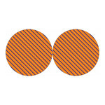 Halloween Line Pattern Print Car Coasters
