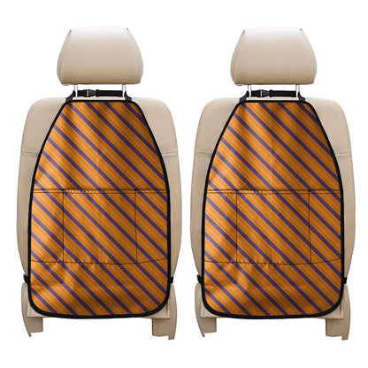 Halloween Line Pattern Print Car Seat Organizers