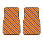 Halloween Line Pattern Print Front Car Floor Mats