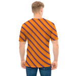 Halloween Line Pattern Print Men's T-Shirt