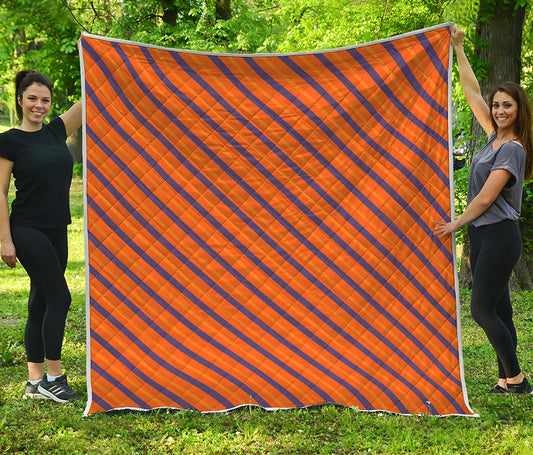 Halloween Line Pattern Print Quilt