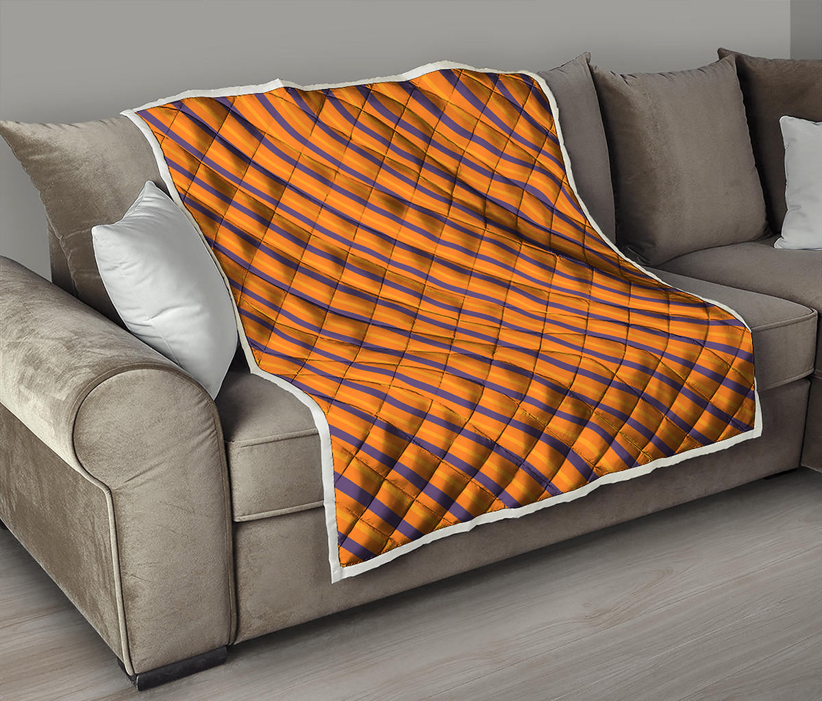 Halloween Line Pattern Print Quilt