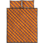 Halloween Line Pattern Print Quilt Bed Set
