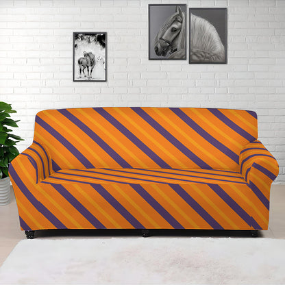 Halloween Line Pattern Print Sofa Cover