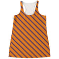 Halloween Line Pattern Print Women's Racerback Tank Top