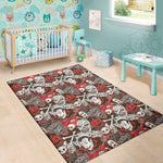 Halloween Monsters Pattern Print Area Rug