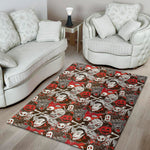 Halloween Monsters Pattern Print Area Rug
