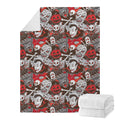Halloween Monsters Pattern Print Blanket