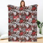 Halloween Monsters Pattern Print Blanket