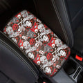 Halloween Monsters Pattern Print Car Center Console Cover