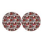 Halloween Monsters Pattern Print Car Coasters