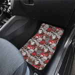 Halloween Monsters Pattern Print Front Car Floor Mats