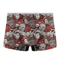 Halloween Monsters Pattern Print Men's Boxer Briefs