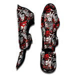 Halloween Monsters Pattern Print Muay Thai Shin Guard