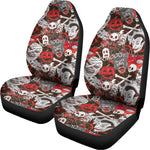 Halloween Monsters Pattern Print Universal Fit Car Seat Covers