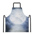 Halloween Moonlight Print Apron