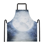 Halloween Moonlight Print Apron