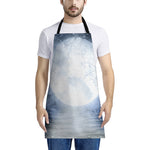 Halloween Moonlight Print Apron