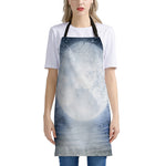 Halloween Moonlight Print Apron