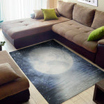 Halloween Moonlight Print Area Rug