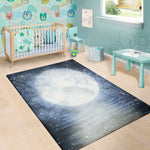 Halloween Moonlight Print Area Rug
