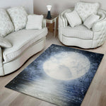 Halloween Moonlight Print Area Rug