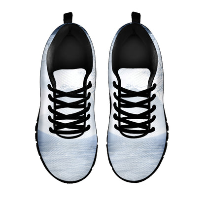 Halloween Moonlight Print Black Sneakers