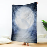 Halloween Moonlight Print Blanket