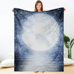 Halloween Moonlight Print Blanket