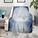 Halloween Moonlight Print Blanket
