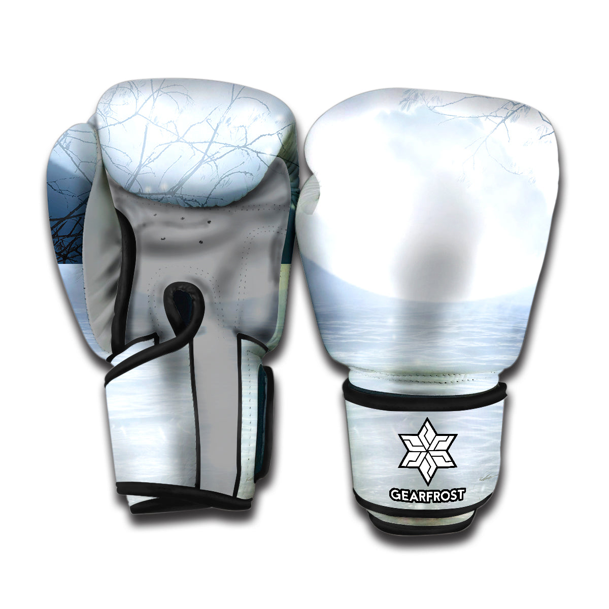 Halloween Moonlight Print Boxing Gloves