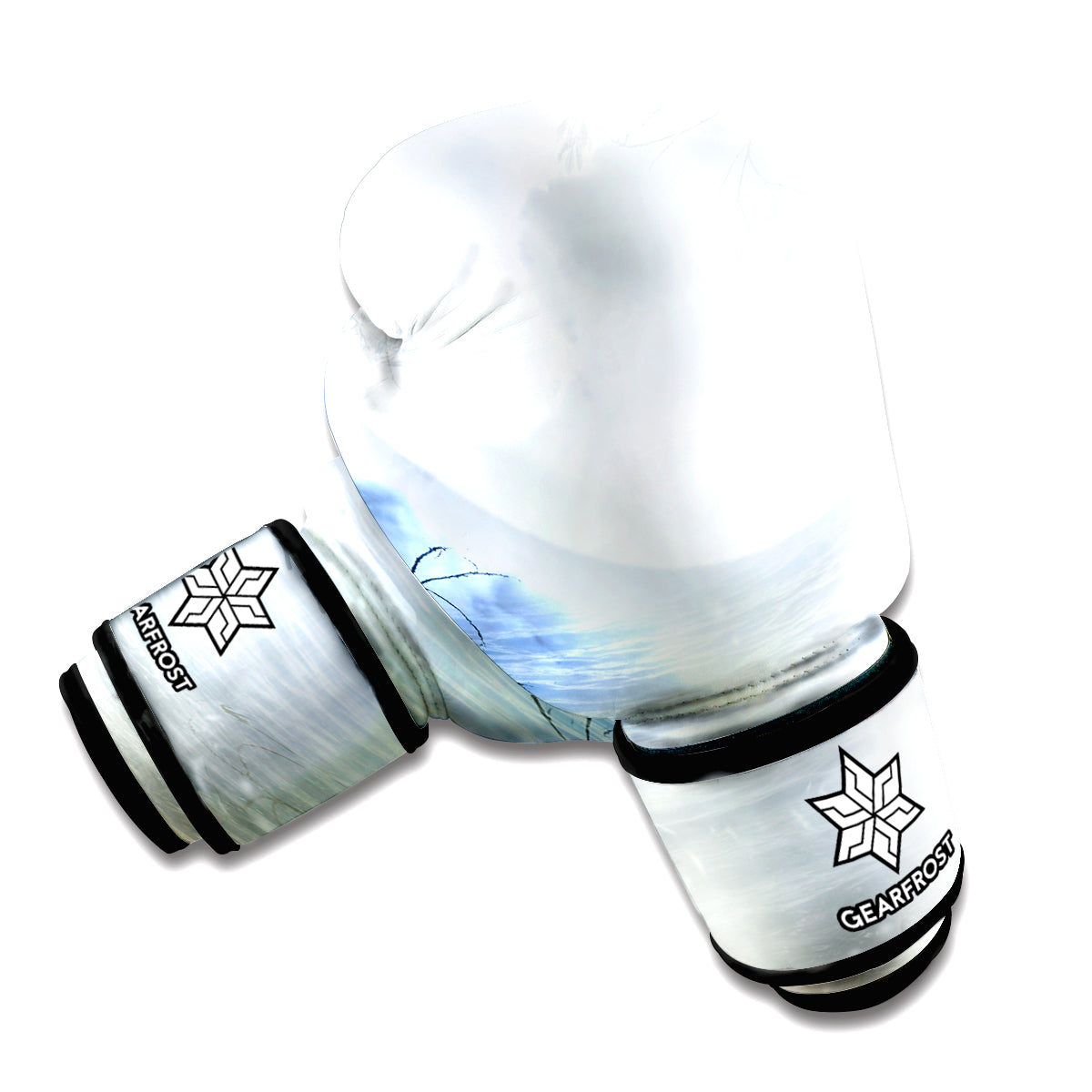 Halloween Moonlight Print Boxing Gloves