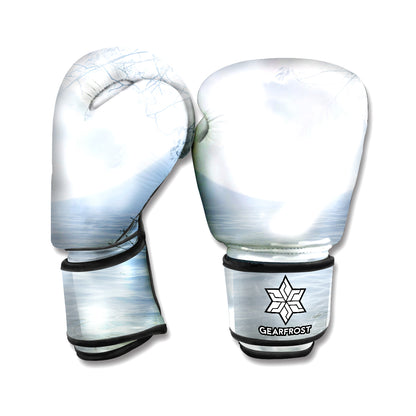 Halloween Moonlight Print Boxing Gloves