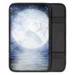 Halloween Moonlight Print Car Center Console Cover