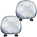 Halloween Moonlight Print Car Headrest Covers