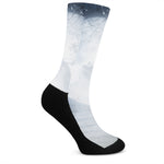 Halloween Moonlight Print Crew Socks