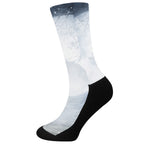 Halloween Moonlight Print Crew Socks