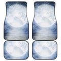Halloween Moonlight Print Front and Back Car Floor Mats