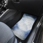 Halloween Moonlight Print Front and Back Car Floor Mats
