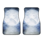 Halloween Moonlight Print Front Car Floor Mats
