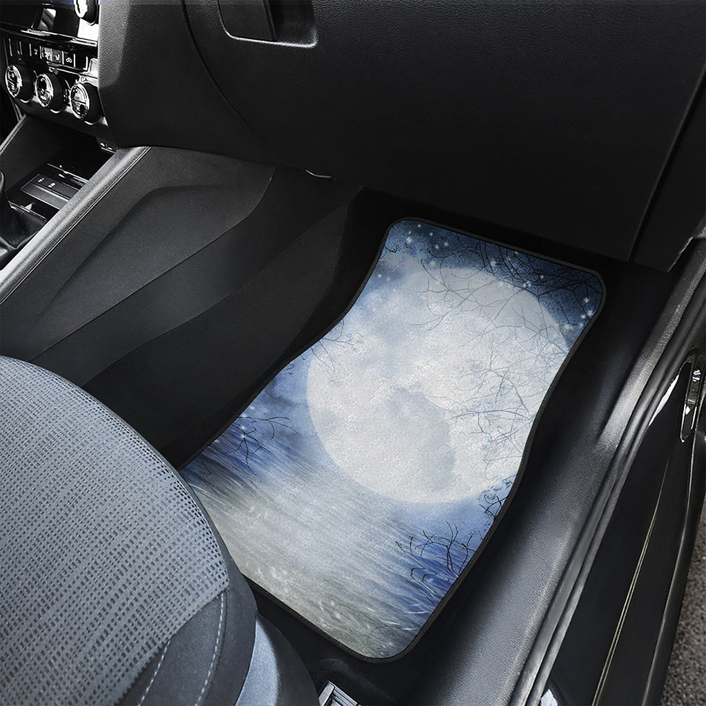 Halloween Moonlight Print Front Car Floor Mats