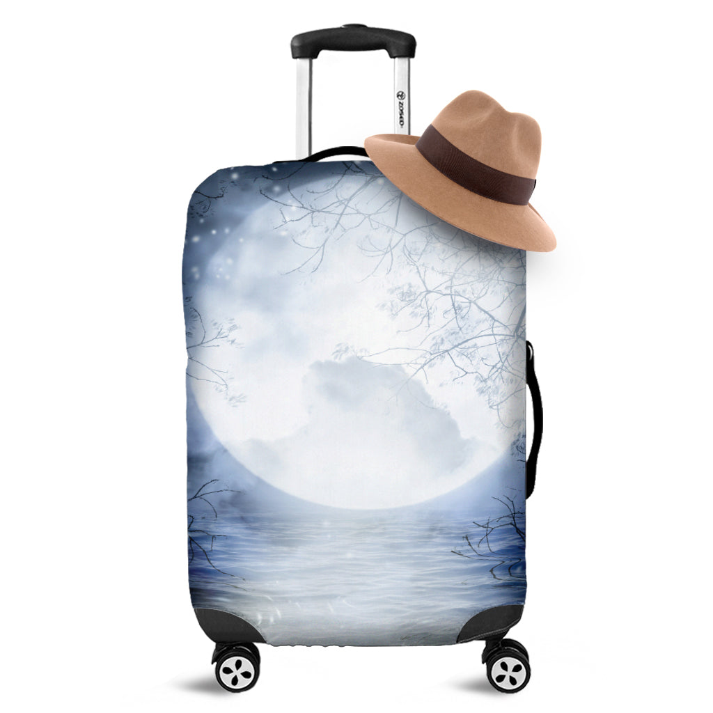 Halloween Moonlight Print Luggage Cover