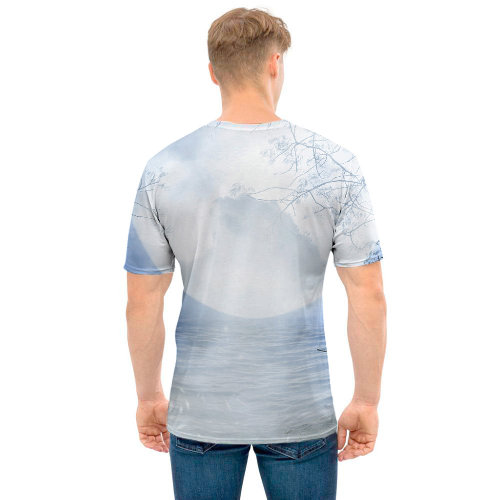 Halloween Moonlight Print Men's T-Shirt