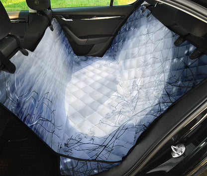 Halloween Moonlight Print Pet Car Back Seat Cover